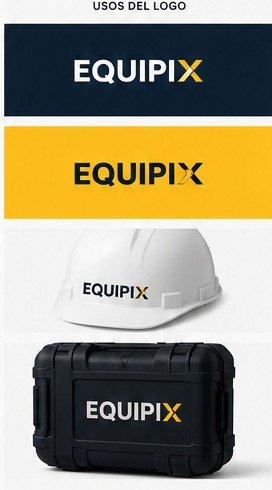 Aplicación visual del logo Equipix